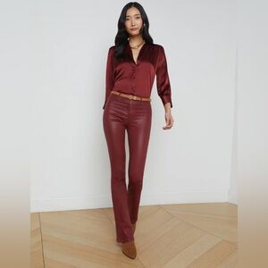 🆕 L’AGENCE Paris Selma Coated Jeans